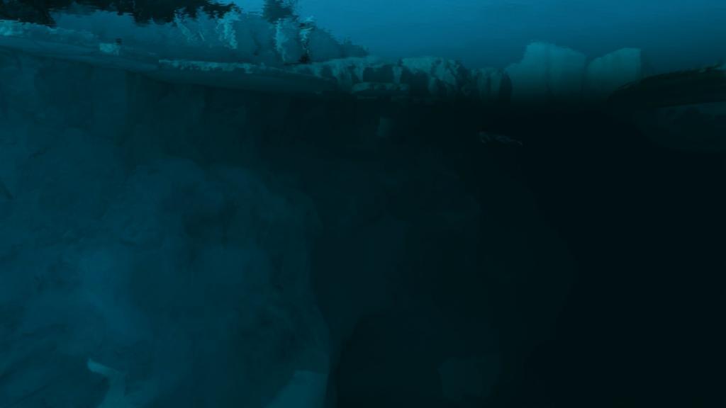Icebreaker underwater