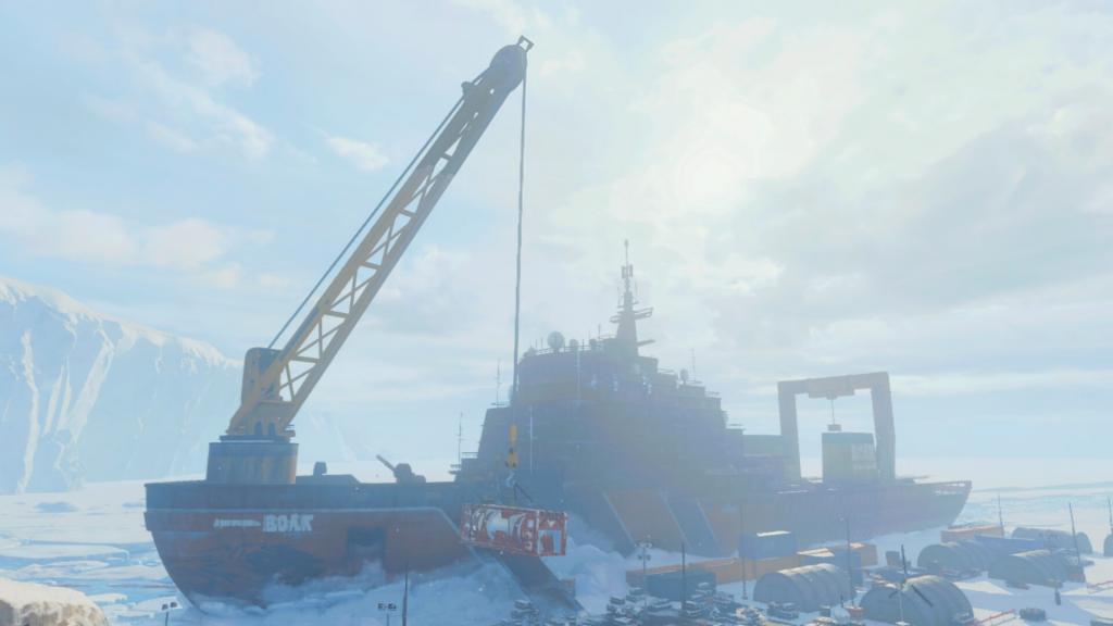 big ship on Icebreaker